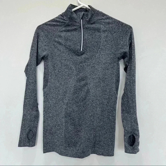 Zyia Active Women’s Fog Performance 1/4 Zip‎ Pullover Gray Long Sleeves XS - Picture 2 of 8